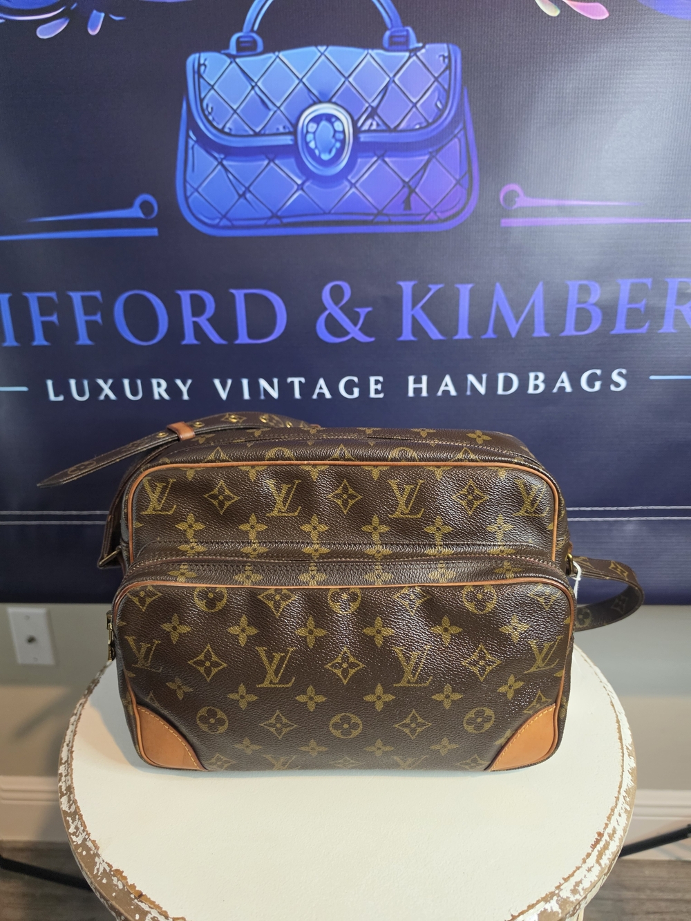 Louis Vuitton Monogram Canvas Toiletry Bag in Brown and Tan